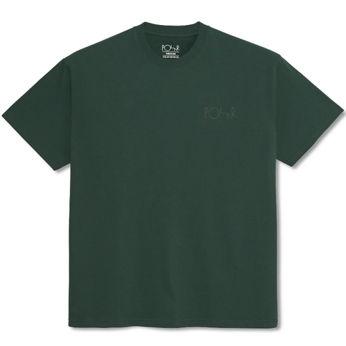 Polar Skate Co - Stroke Logo Tee Dark Teal T-Shirt Short Sleeve [Size: XXL]