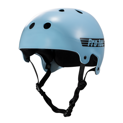 PROTEC HELMET BABY BLUE OLD SCHOOL classic skate SKATEBOARD HELMET PRO-TEC OLD SKOOL [Size: XL]