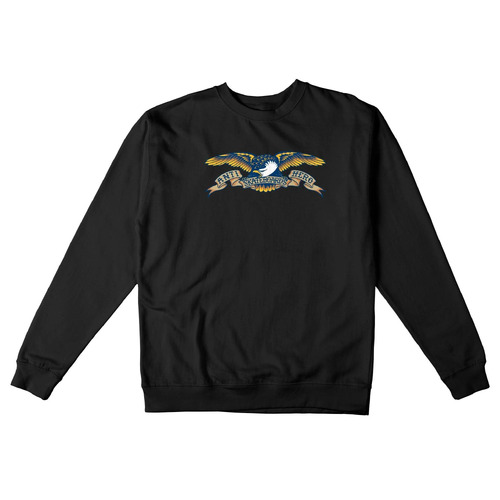 Anti Hero Crew Eagle black blue jumper sweater