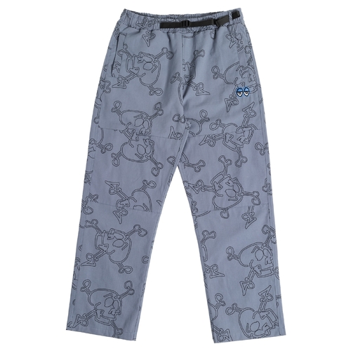 Krooked pants style eyes ripstop Grey [Size: L]