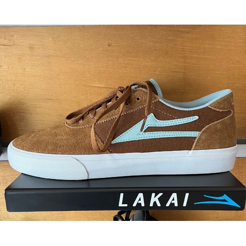 LAKAI MANCHESTER SHOES BROWN SUEDE FOOTWEAR SKATEBOARD [Size: 10]