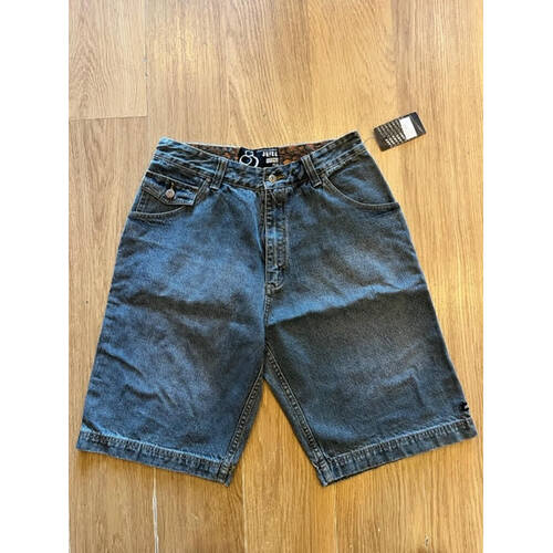 JUICE CLOTHING DENIM SHORTS SIZE SMALL washed blue NEW SHORTS