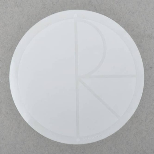 polar SKATEBOARDS STICKER 3.75'' white