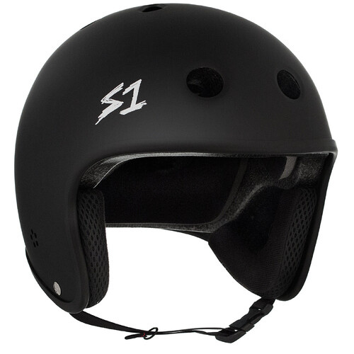 S 1 - S One Helmet Retro Lifer Matte Black S1 [Size: L]