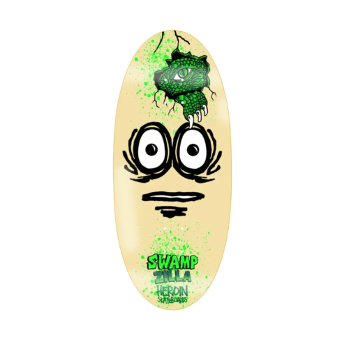 Heroin HEROIN SWAMP ZILLA DECK 13 INCH Shaped Deck Skateboard Skate Board
