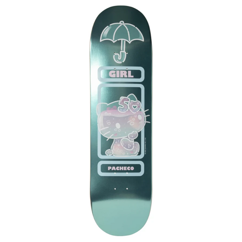 Girl skateboard Hello Kitty Tyler Pacheco 8.375" x 31.75" Deck Skate Board