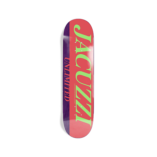 Jacuzzi Unlimited - FLAVOR EX7 8.25" x 32.1" WB 14.25" RED/PURPLE Skateboard Deck Skate Board