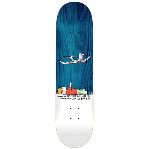 KROOKED - WOULD WORREST TWIN TAIL SLICK DECK BLUE LARGE FREE POST AUST SELLER NEW