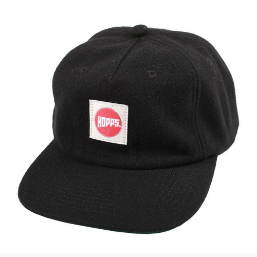 Hopps Snapback Wool Label Black