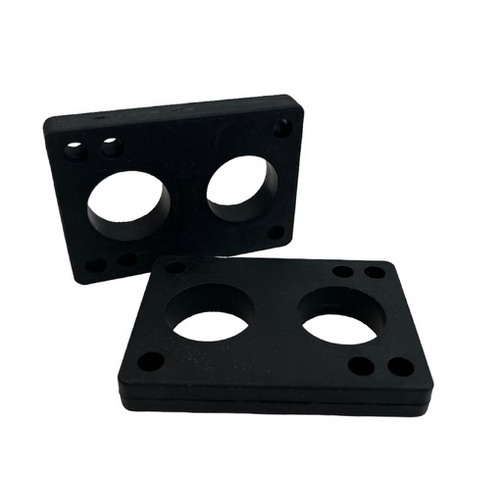 TRINITY SKATEBOARD RISER PADS BLACK 1/2 INCH