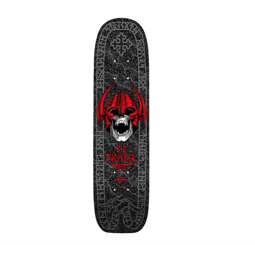 Powell Peralta Per Welinder Nordic Skull Freestyle Black Silver 7.25 Skateboard De Reissue Skateboard Deck