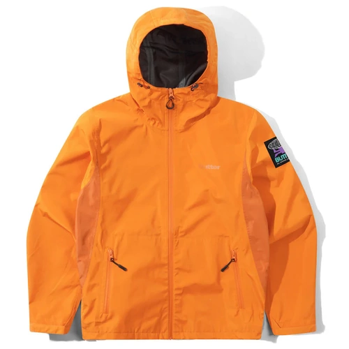 Butter Goods - T-Rain Jacket Orange zip hood