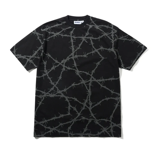 Butter Goods - Wired Tee Charcoal Shirt T-Shirt Short Sleeve