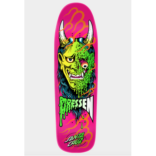 Santa Cruz - Dressen Hannya Mask 9.3"" x 32.36"  14.60" WB Deck Skateboard