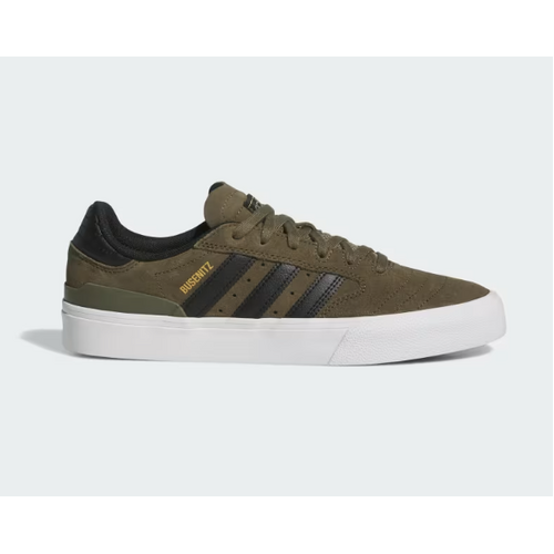Adidas - Busenitz Vulc II 2 OLISTR/ BLACK/ FTWWHT Skate Shoes US Mens JQ1027