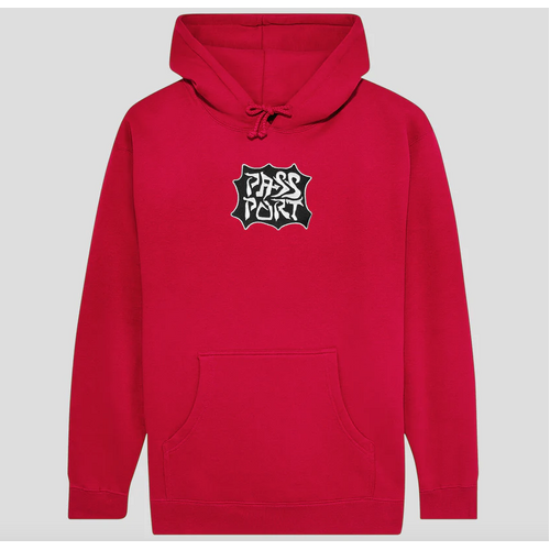 Pass Port - Glyph Hoodie Red - Pass~Port Passport Hoodie