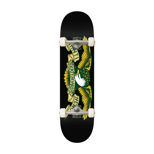 ANTI HERO COMPLETE SKATEBOARD CLASSIC EAGLE BLACK 7.3" MINI ANTIHERO ANTI-HERO