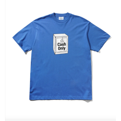 Cash Only - Cash Safe Tee, Royal blue