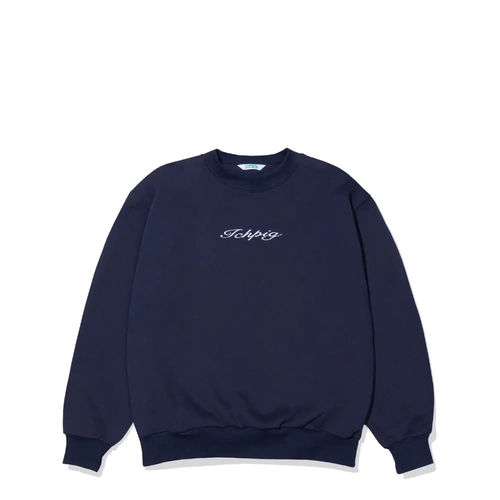 ichpig LEGACY SCRIPT CREW Jumper Fleece sweater ink ICHPIG [Size: XL]