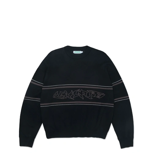 ichpig RAZOR KNITTED CREW BLACK ICHPIG [Size: XL]