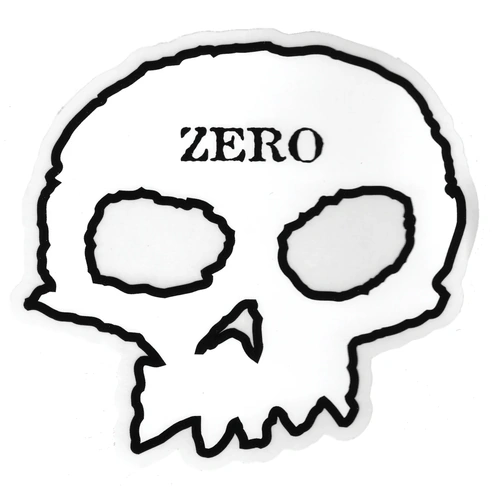 ZERO  STICKER single skull  4.25" X 4.25"" inch Sticker