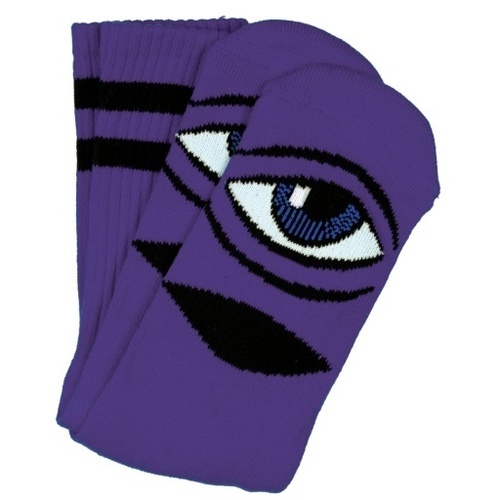 TOY MACHINE SOCKS SECT EYE SOCK purple NEW AUSTRALIAN SELLER KINGPIN SKATE SHOP