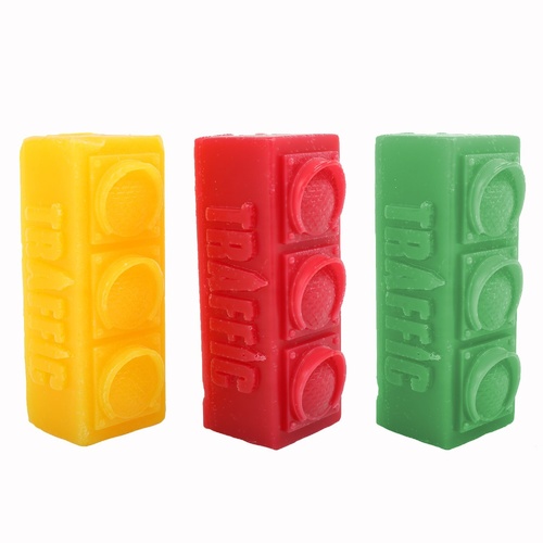 TRAFFIC SKATEBOARD WAX lights KINGPIN AUSTRALIAN SELLER