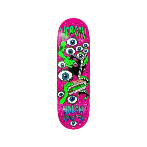 Heroin - NOLAN HOUGHTON MUTATE OR DIE deck 9.5" Deck razors edge Skateboard Skate Board
