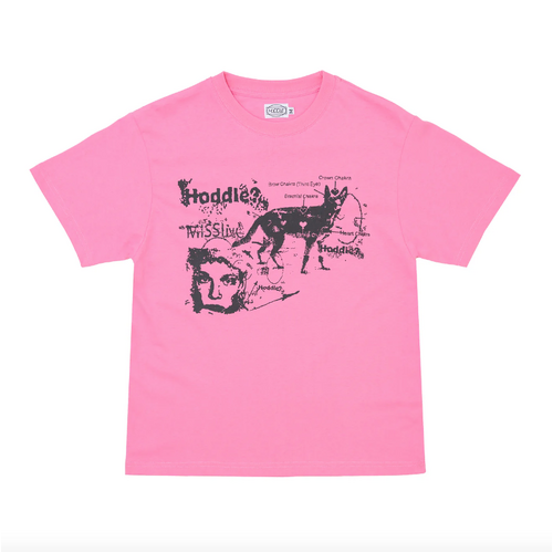 HODDLE - THIRD EYE TEE PINK [Size: M]
