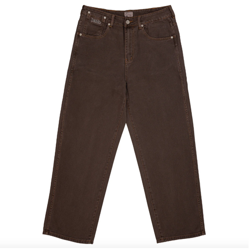 HODDLE - RANGER JEAN BROWN CONTRAST STITCH [size: 32]