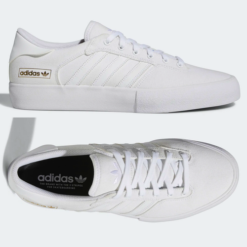 ADIDAS MATCHBREAK SUPER WHITE SKATEBOARD SHOES CANVAS NEW GW3144
