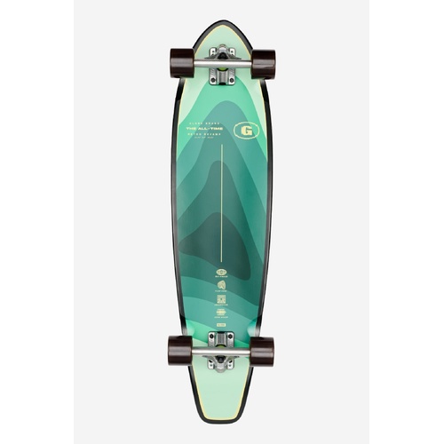 Globe Complete Skateboard All-Time Seascape 35" Downhill Longboard