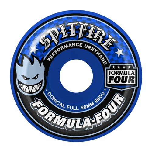 Spitfire - Formula Four Skateboard Wheels 56MM F4 99D Conical full blue