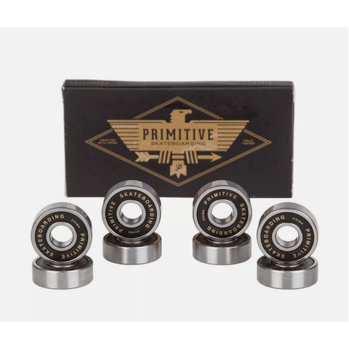 Primitive Skateboard Bearings Premium Black Gold