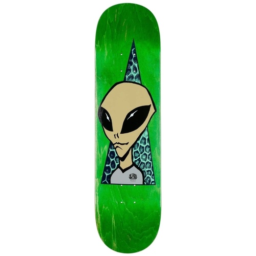 Alien Workshop Visitor 8.25" green stain Skateboard Deck