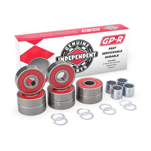 INDEPENDENT SKATEBOARD BEARINGS GENUINE PARTS GP-R SET OF 8