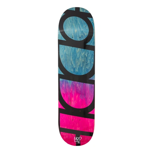 HODDLE LOGO DECK STAIN PINK BLUE 8.5