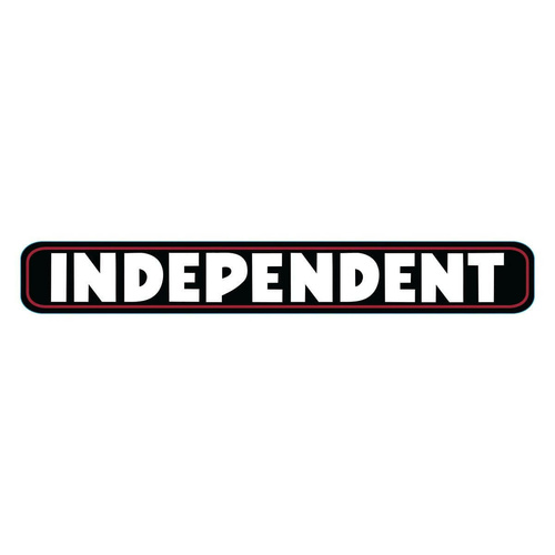 Independent Trucks Sticker Bar Decal Black 4" Indy Logo