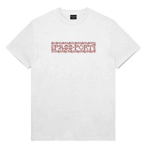 Pass Port - Rosery Tee WHITE/ RED Pass~Port Passport [Size: L]