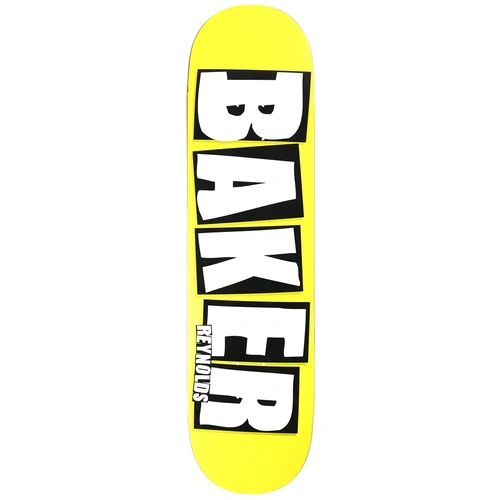 Baker - REYNOLDS BRAND NAME YELLOW B2 8.3" X 32.25" WB 14.5" Deck Skateboard