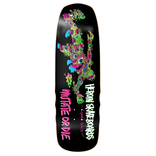 Heroin - GOOD SHT MUTATED 9.75" Shaped Deck Skateboard Skate Board