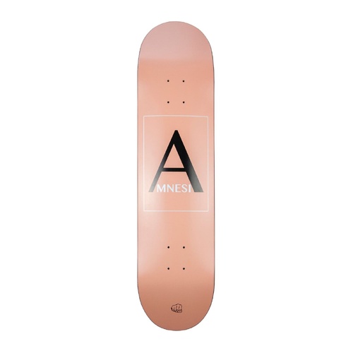 Amnesia Skateboards Deck A Is For Carbon Fibre 8.25" light pink