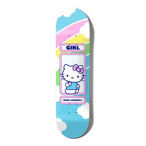 GIRL Hello Kitty MIKE CARROL skateboard deck 8.5 x 32" AUS SELLER