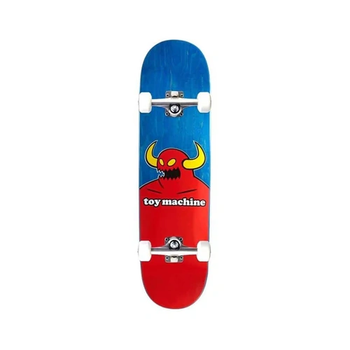 TOY MACHINE Monster MINI 7.38" X 30.00" WB 12.75'' Skateboard Complete BLUE