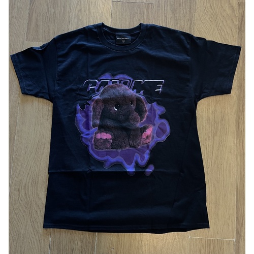 Call Me 917 SONIC TEE - Call Me Shirt Black/ purple Tee T-Shirt