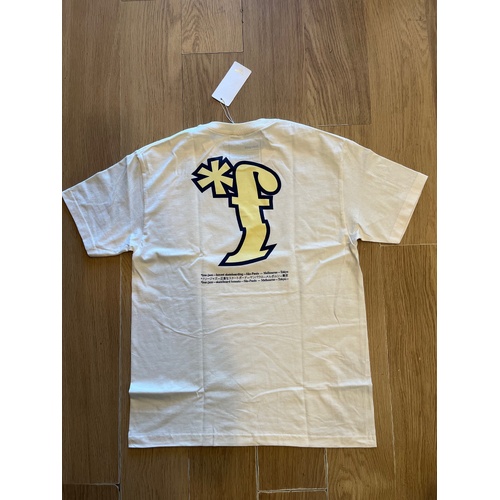 Free Jazz - F back logo Tee Cream T-SHIRT [Size: M]