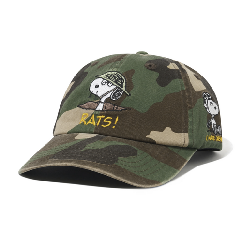 Butter Goods Music Snapback Rats Peanuts  6 Panel Cap Buttergoods Hat Camo