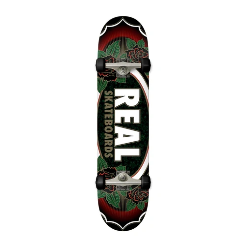 REAL COMPLETE ROSE OVAL 8.5" SKATEBOARD set up NEW AUST SELLER 