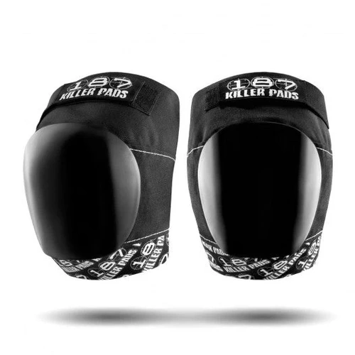 187 KILLER PADS PRO KNEE SKATEBOARD PADS BLACK/ WHITE AUS SELLER [Size: XL]