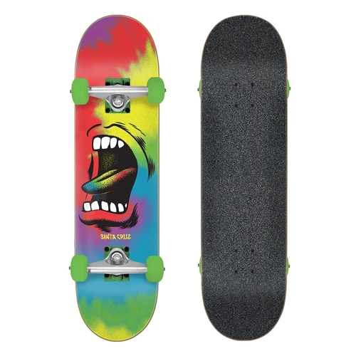 Santa Cruz Skateboard Complete Big Mouth Tie Dye 8" Full Pre-Assembled